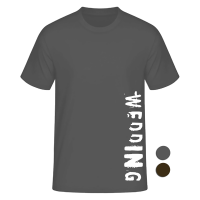 T-Shirt Wedding (Motiv: Slam)
