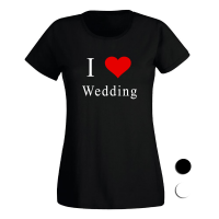 dein-kiez.de T-Shirt I love Wedding(unifarben)